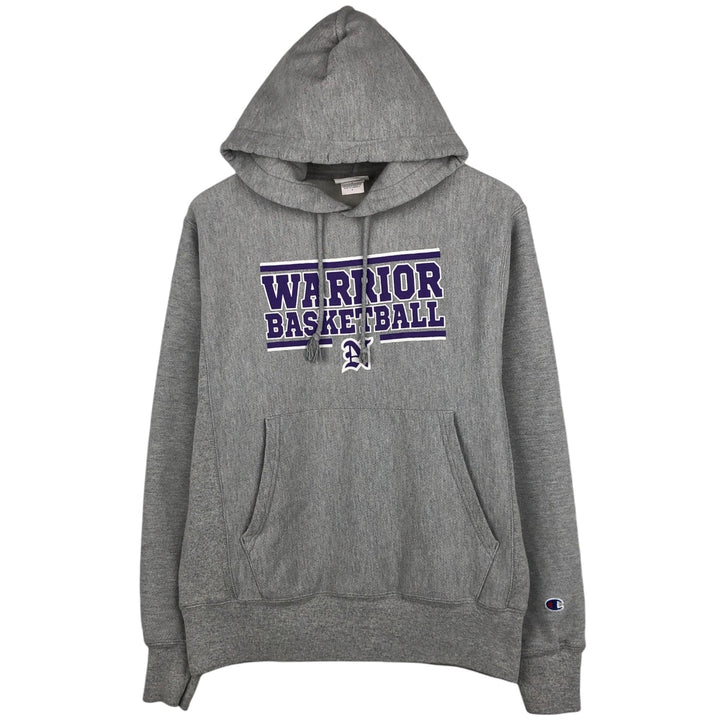 2000'S Champion REVERSE WEAVE Reverse Weave College Sweatshirt Pullover Hoodie, Men's Size Small cotton gray type Vintage Second Hand