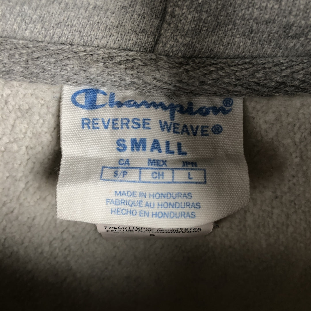2000'S Champion REVERSE WEAVE Reverse Weave College Sweatshirt Pullover Hoodie, Men's Size Small cotton gray type Vintage Second Hand