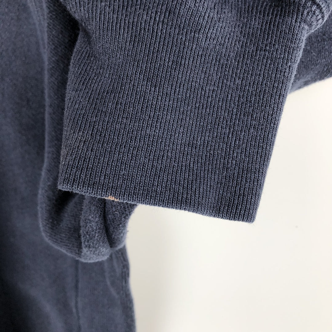 2000'S Champion REVERSE WEAVE Reverse Weave College Sweatshirt Pullover Hoodie, Men's Size L cotton navy blue type Vintage Second Hand