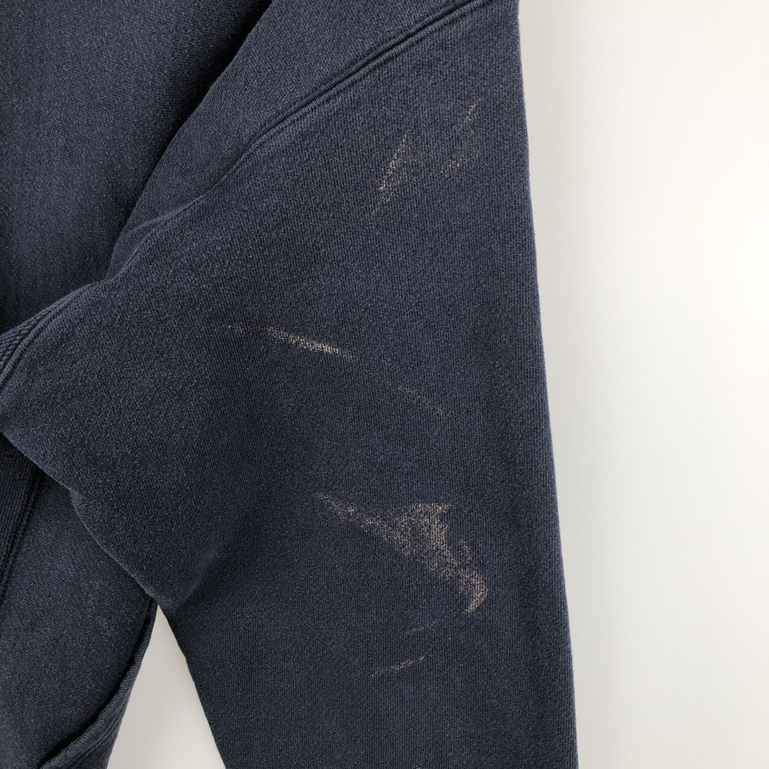 2000'S Champion REVERSE WEAVE Reverse Weave College Sweatshirt Pullover Hoodie, Men's Size L cotton navy blue type Vintage Second Hand