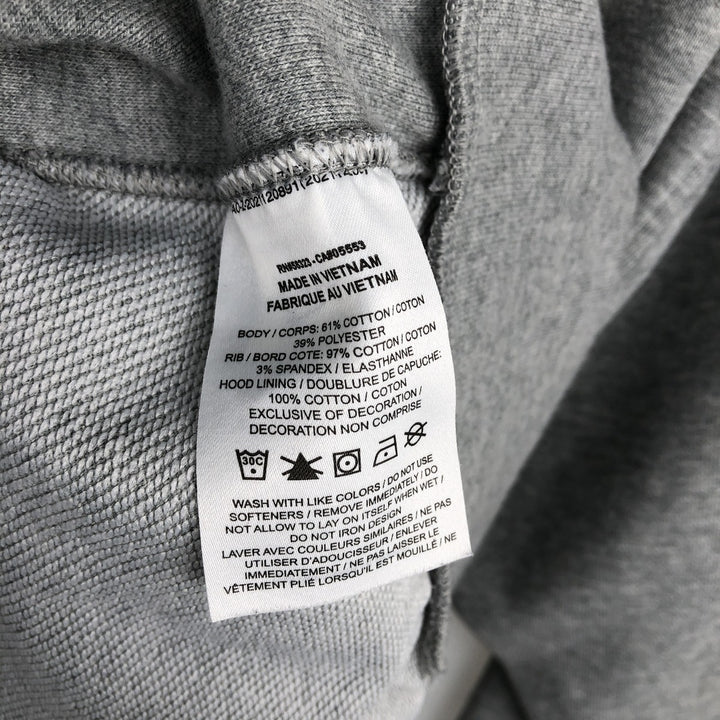 Nike Dri-FIT sweatshirt pullover hoodie, men's size L cotton gray type Vintage Second Hand