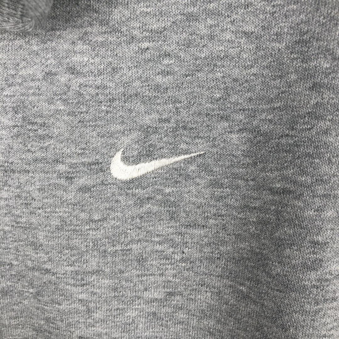 Nike Dri-FIT sweatshirt pullover hoodie, men's size L cotton gray type Vintage Second Hand