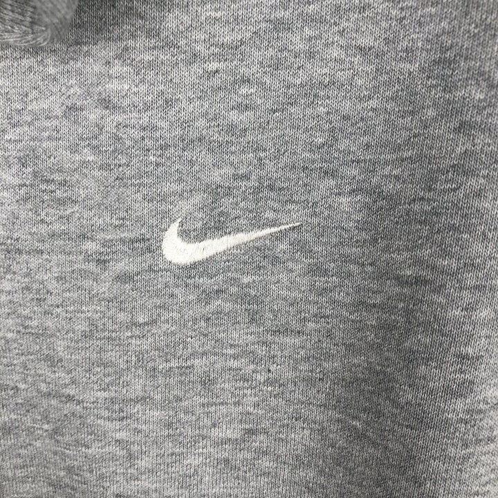 Nike Dri-FIT sweatshirt pullover hoodie, men's size L cotton gray type Vintage Second Hand