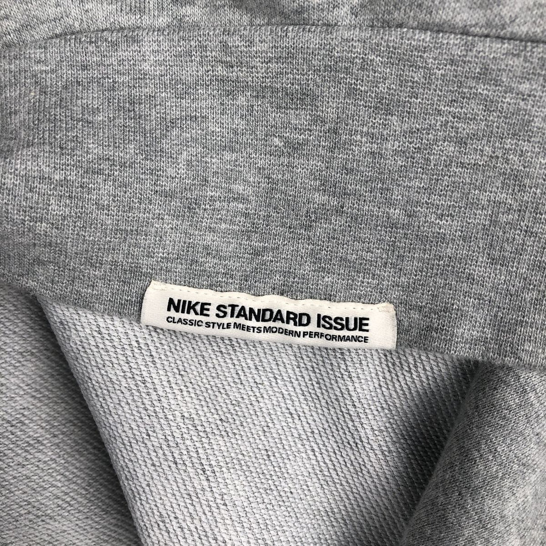 Nike Dri-FIT sweatshirt pullover hoodie, men's size L cotton gray type Vintage Second Hand