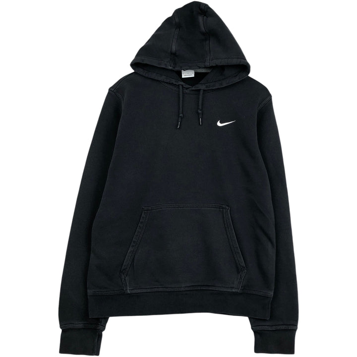 Nike Sweat Pullover Hoodie, Men's Size M cotton black type Vintage Second Hand