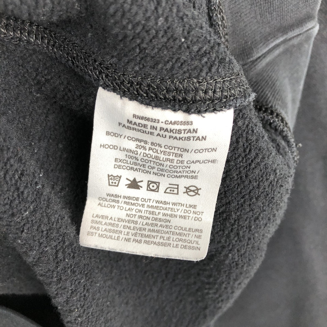Nike Sweat Pullover Hoodie, Men's Size M cotton black type Vintage Second Hand