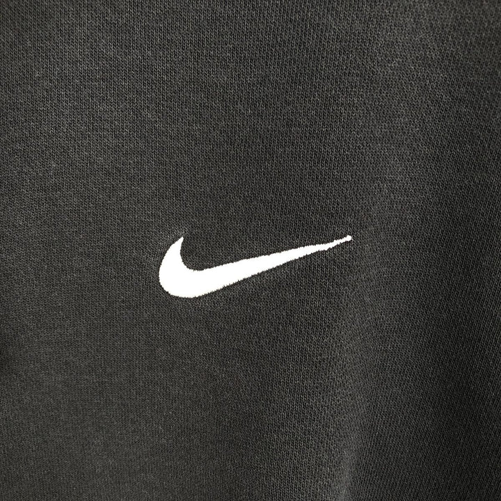 Nike Sweat Pullover Hoodie, Men's Size M cotton black type Vintage Second Hand