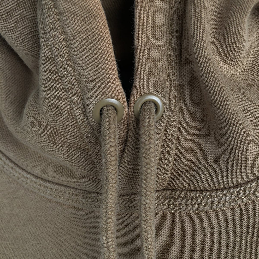 Nike Sweat Pullover Hoodie, Men's Size M cotton Beige type Vintage Second Hand