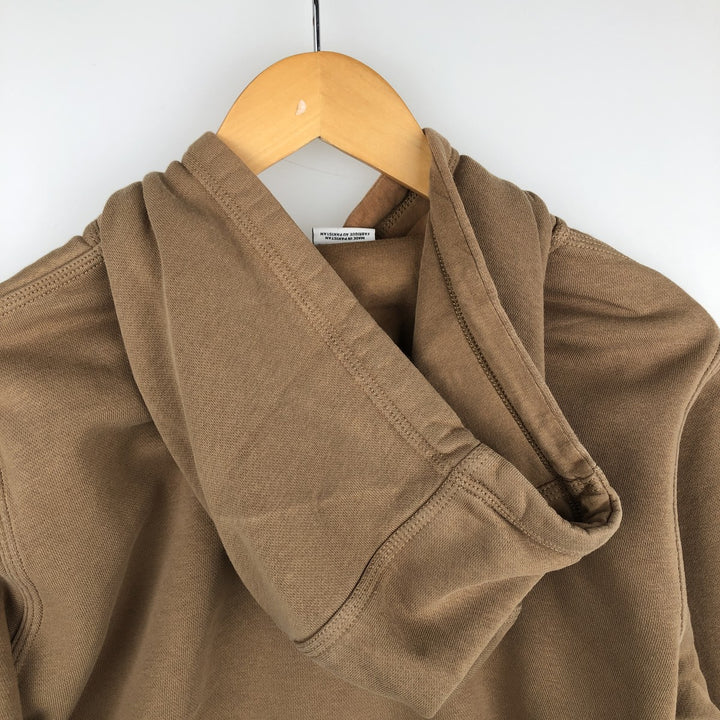 Nike Sweat Pullover Hoodie, Men's Size M cotton Beige type Vintage Second Hand