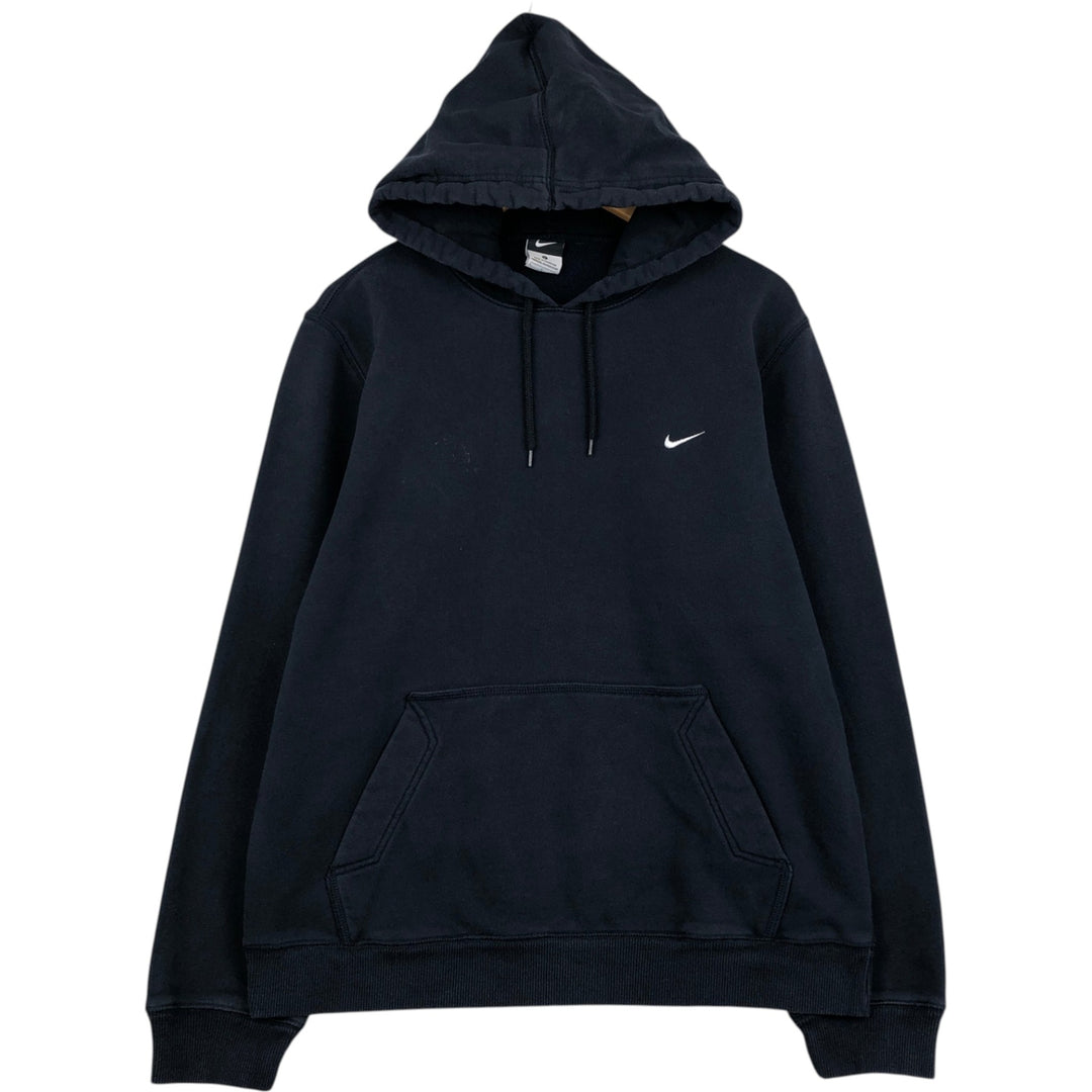 00'S Nike Sweat Pullover Hoodie Men's Size L cotton black type Vintage Second Hand