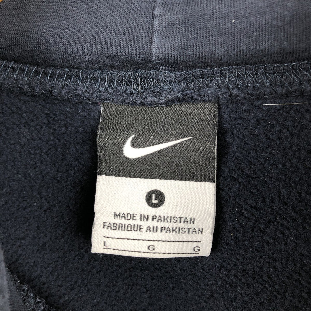 00'S Nike Sweat Pullover Hoodie Men's Size L cotton black type Vintage Second Hand
