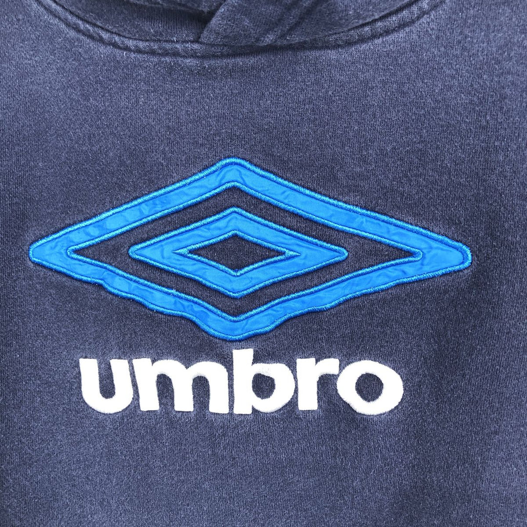 Umbro UMBRO sweatshirt pullover hoodie, men's XL size cotton navy blue type Vintage Second Hand