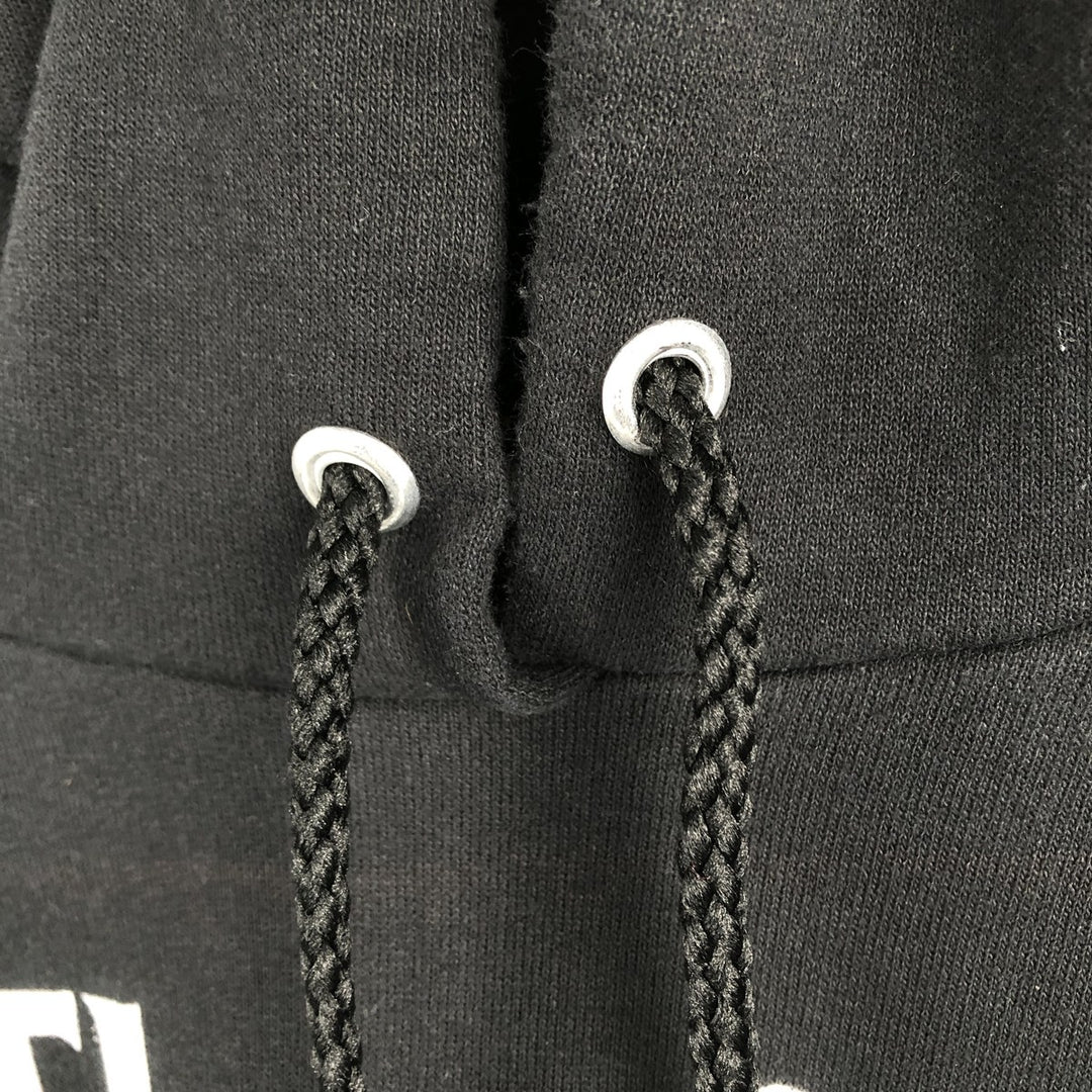 90s-00'S Hanes sweatshirt pullover hoodie, men's size XL equivalent, vintage. cotton black type Vintage Second Hand