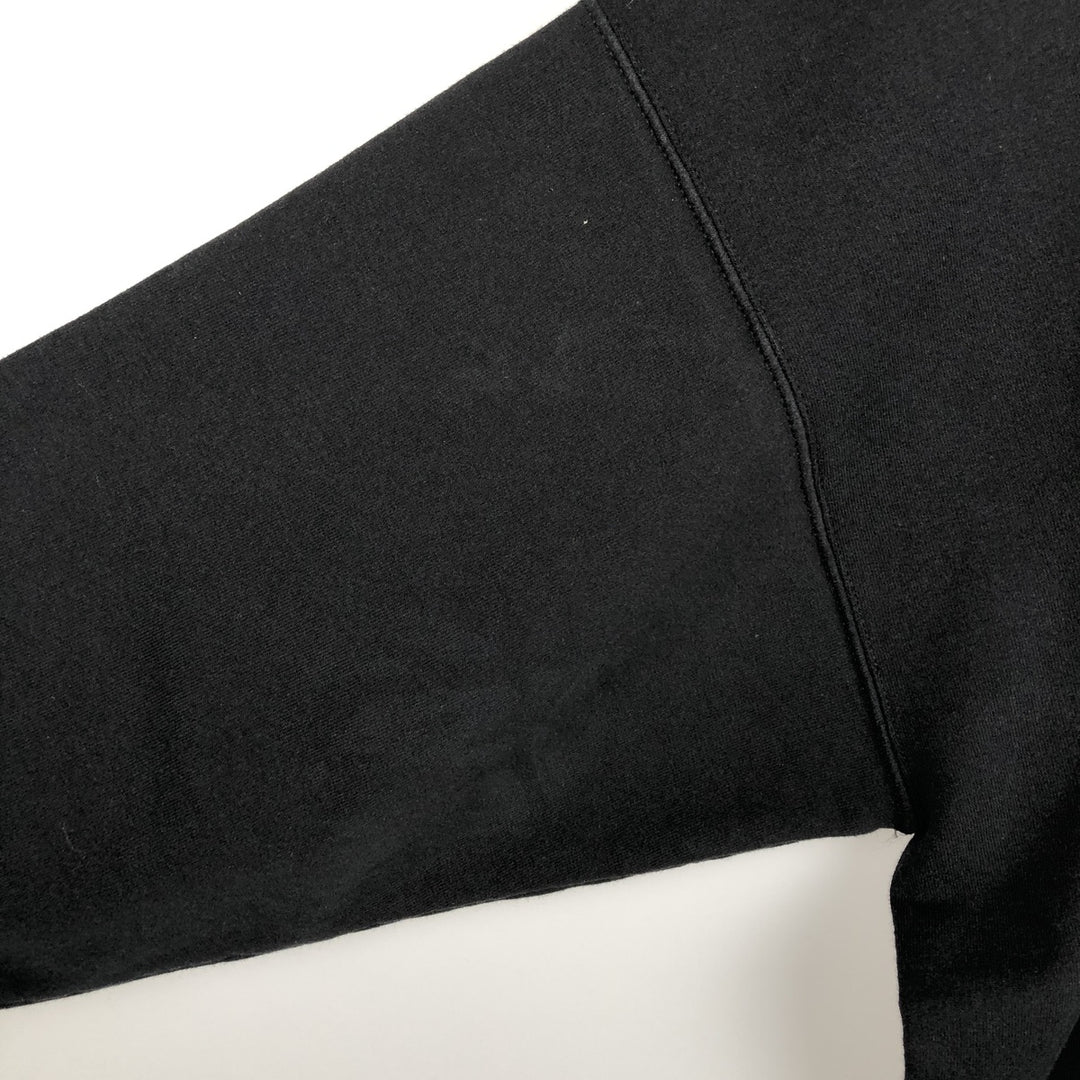 90s-00'S Hanes sweatshirt pullover hoodie, men's size XL equivalent, vintage. cotton black type Vintage Second Hand