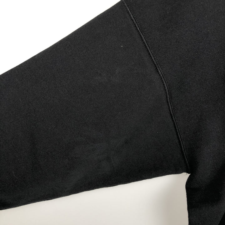 90s-00'S Hanes sweatshirt pullover hoodie, men's size XL equivalent, vintage. cotton black type Vintage Second Hand