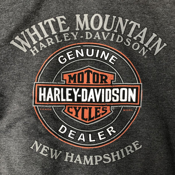 Harley-Davidson Advertising Pullover Hoodie, Men's Size L unclear gray type Vintage Second Hand