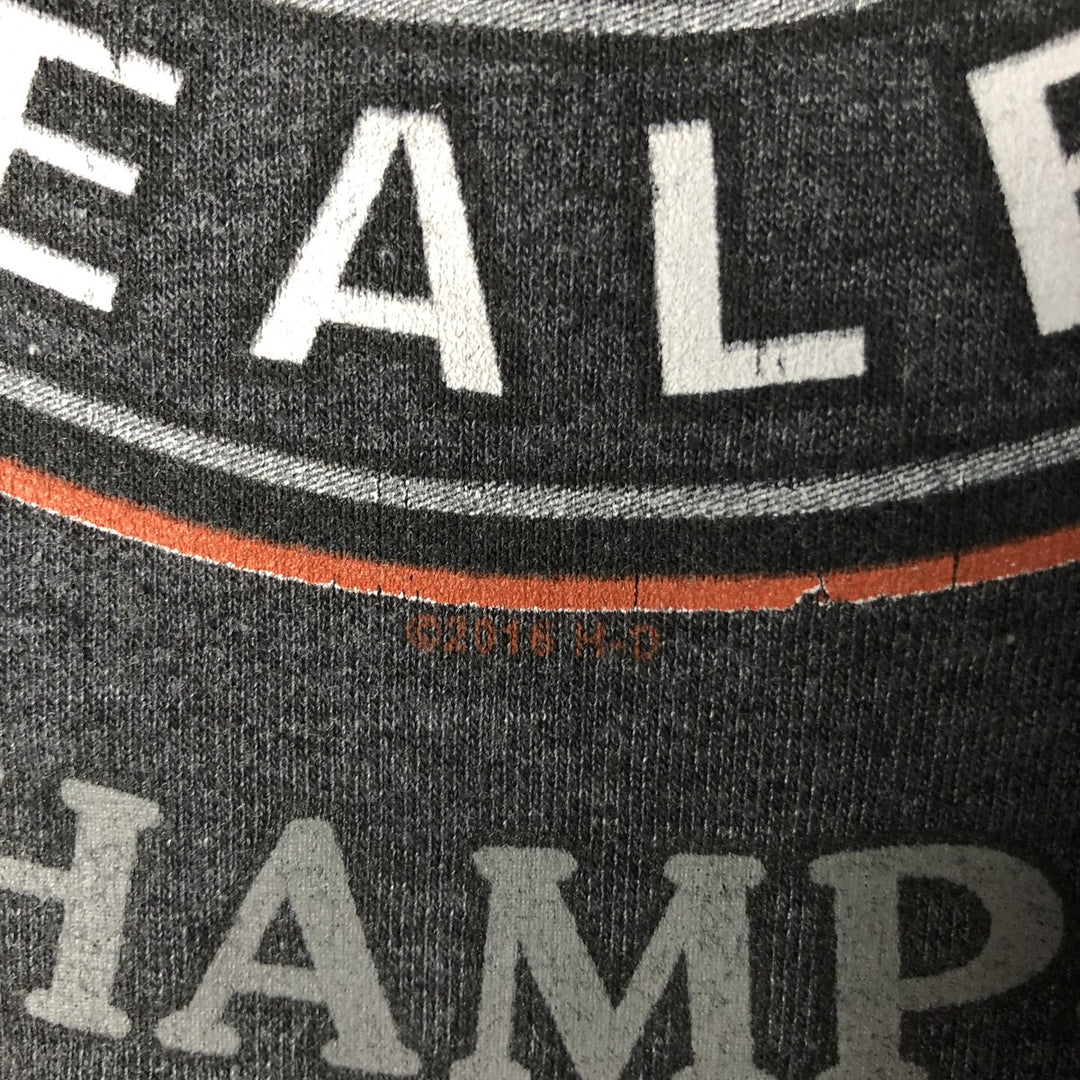 Harley-Davidson Advertising Pullover Hoodie, Men's Size L unclear gray type Vintage Second Hand