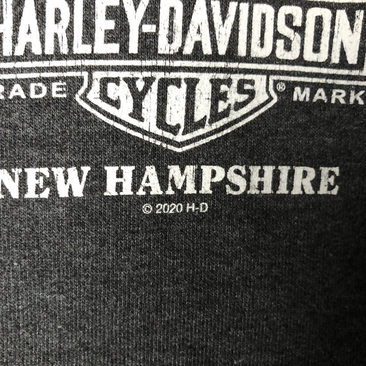 Harley-Davidson Advertising Pullover Hoodie, Men's Size L unclear gray type Vintage Second Hand