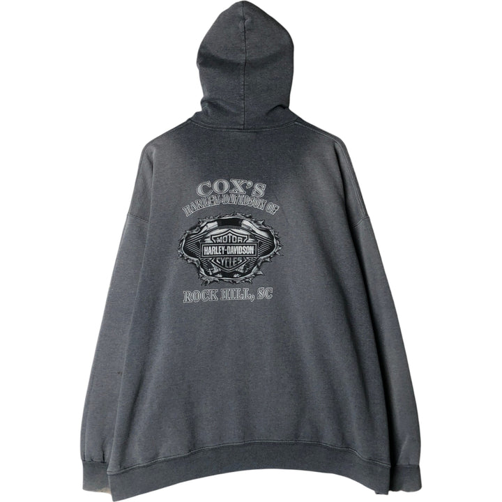 Harley-Davidson Advertising Pullover Hoodie, Men's XXL unclear gray type Vintage Second Hand