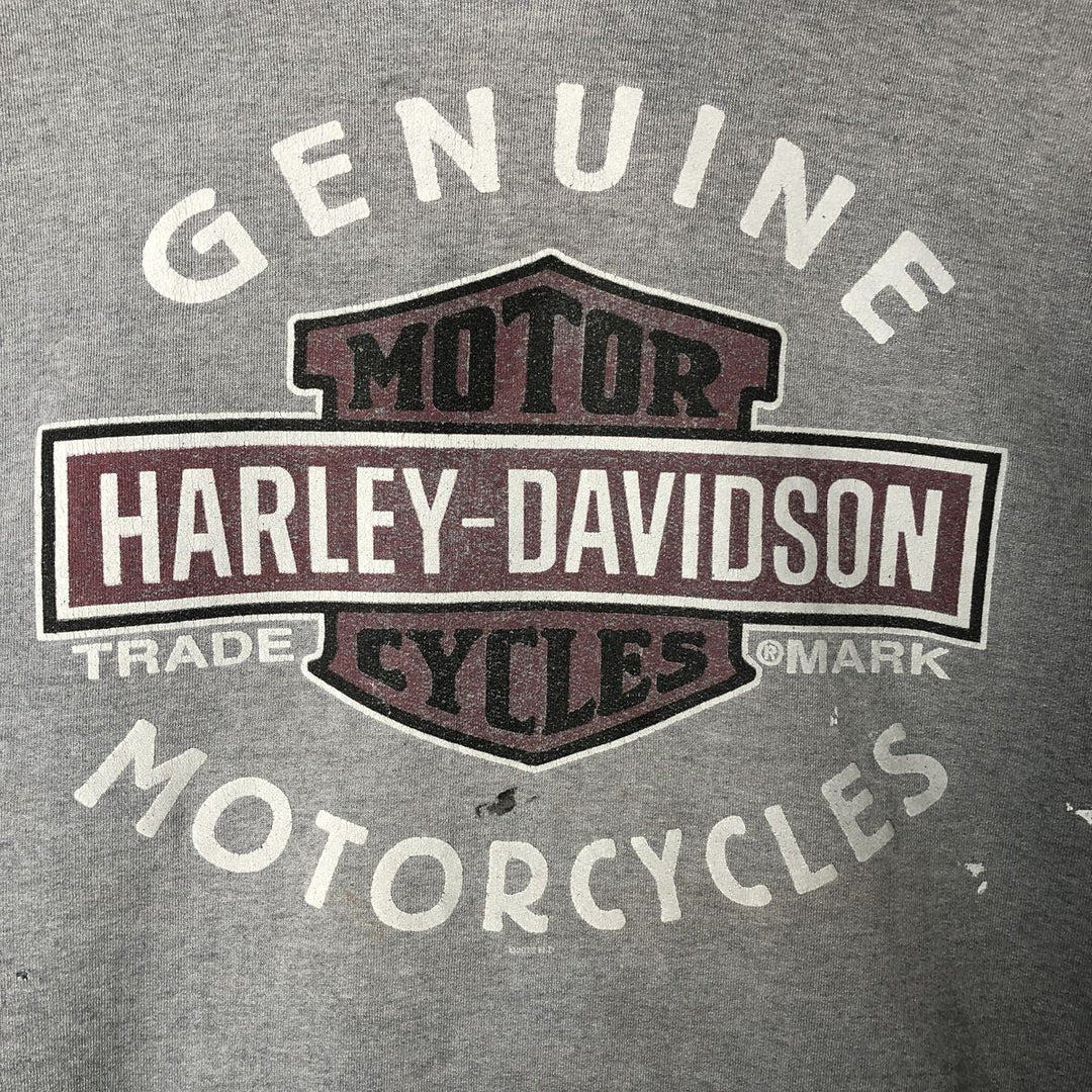 Harley-Davidson Advertising Pullover Hoodie, Men's XXL unclear gray type Vintage Second Hand