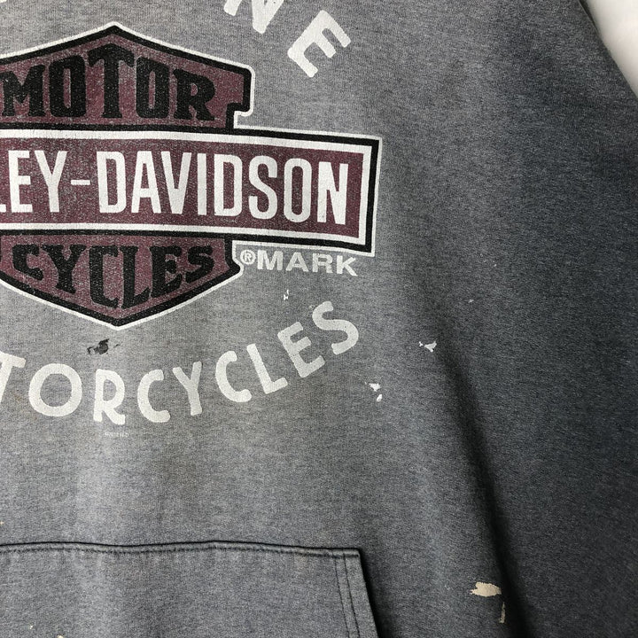 Harley-Davidson Advertising Pullover Hoodie, Men's XXL unclear gray type Vintage Second Hand