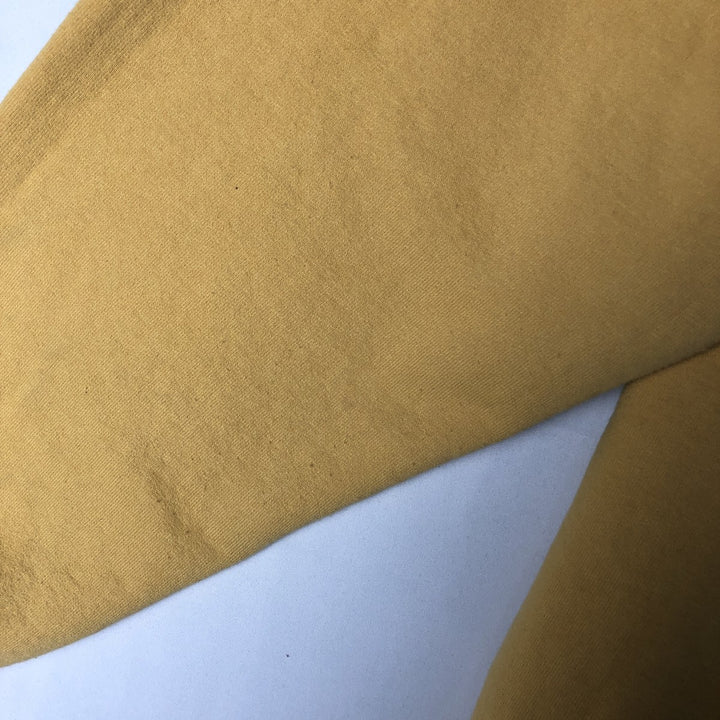 00'S Harley Davidson Fire Pattern Advertising Sweat Pullover Hoodie Men's L size cotton yellow type Vintage Second Hand