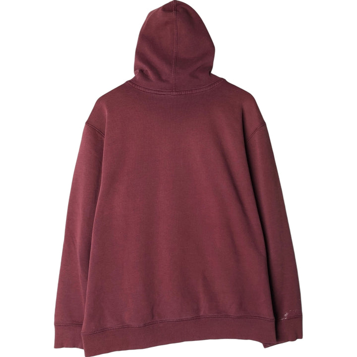 Harley-Davidson Advertising Pullover Hoodie, Men's XL cotton Red type red-purple Vintage Second Hand