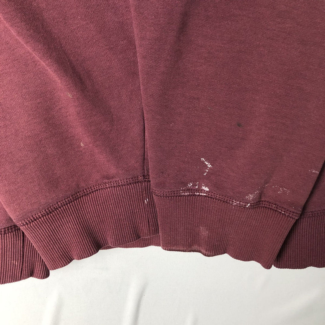 Harley-Davidson Advertising Pullover Hoodie, Men's XL cotton Red type red-purple Vintage Second Hand