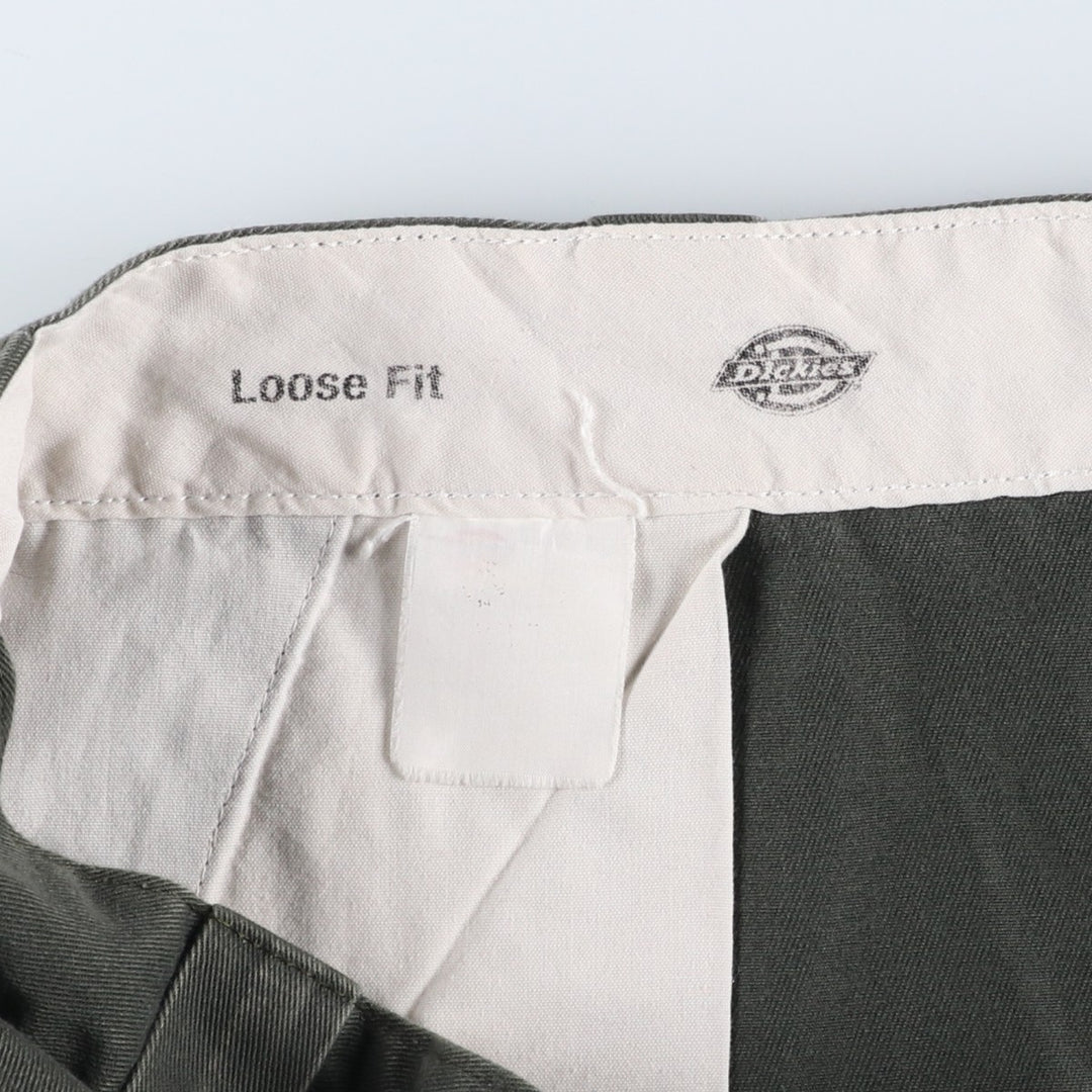 Dickies Loose Fit Double Knee Work Pants Men's W39 unclear Khaki type Vintage Second Hand