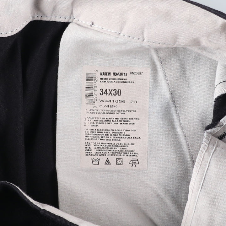 Dickies 874 Work Pants, Men's, Size W34 polyester black type Vintage Second Hand