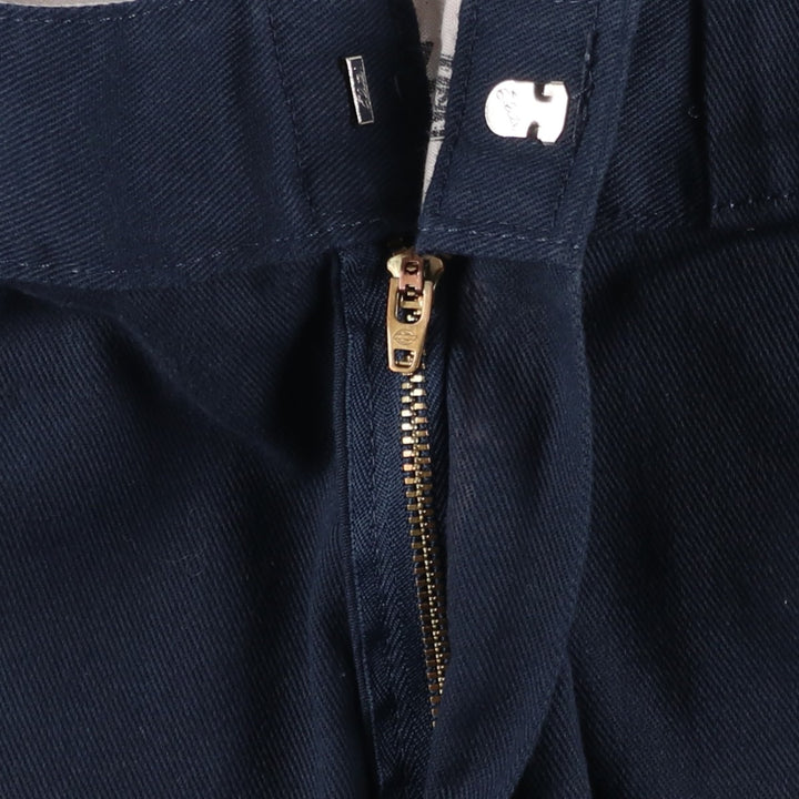 Dickies 874 FLEX ORIGINAL FIT Work Pants, Men's, Size 34 (approx.) polyester navy blue type Vintage Second Hand