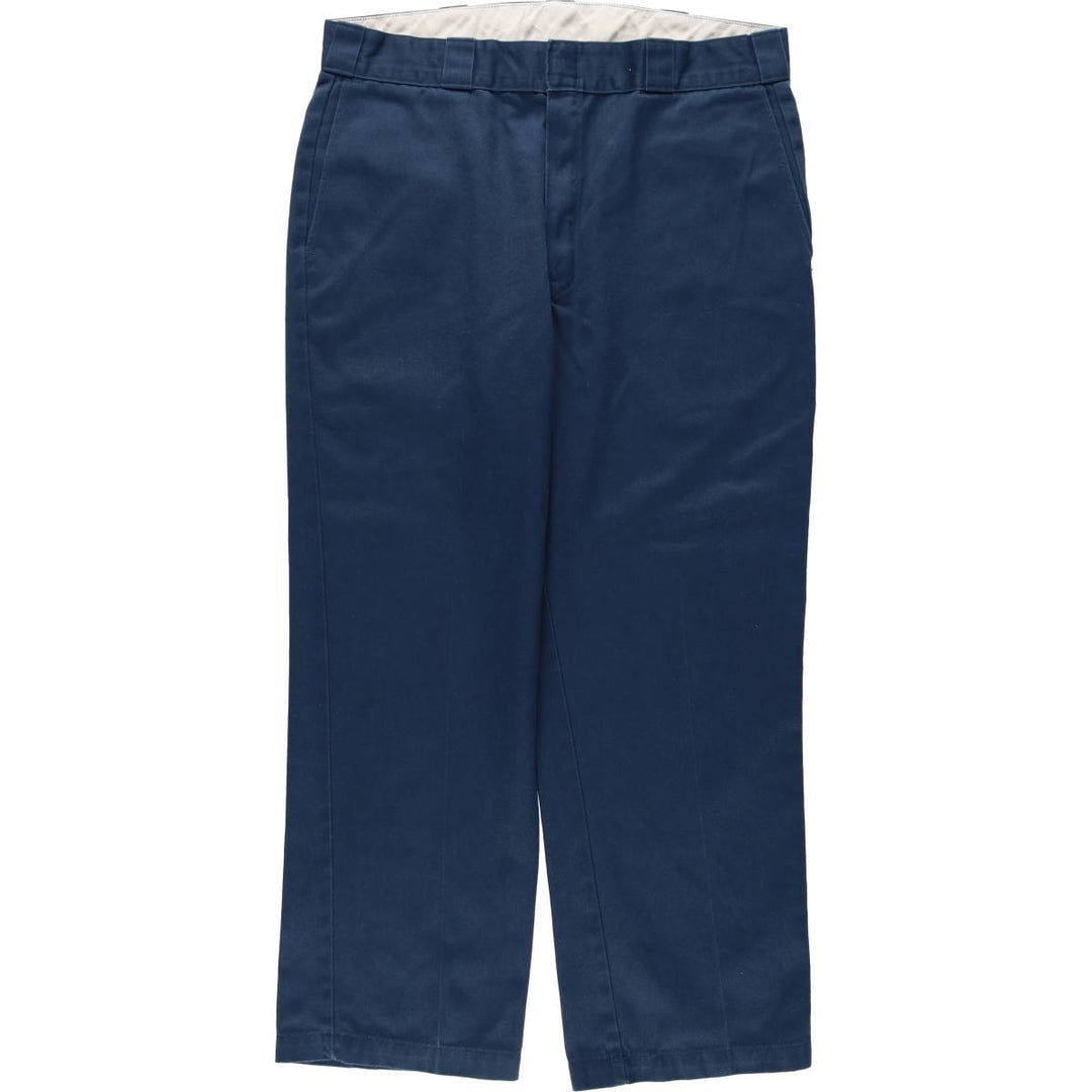 Dickies Work Pants Men's W36 unclear navy blue type Vintage Second Hand