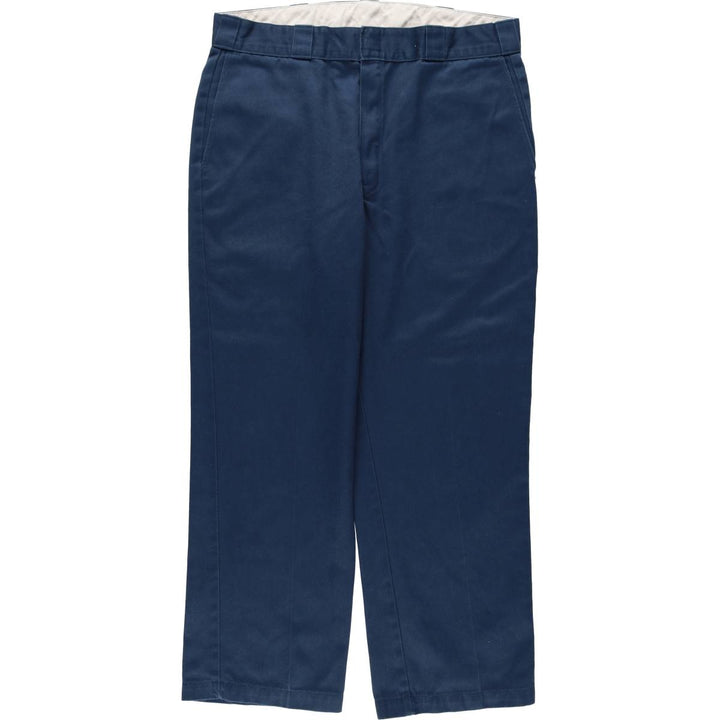 Dickies Work Pants Men's W36 unclear navy blue type Vintage Second Hand