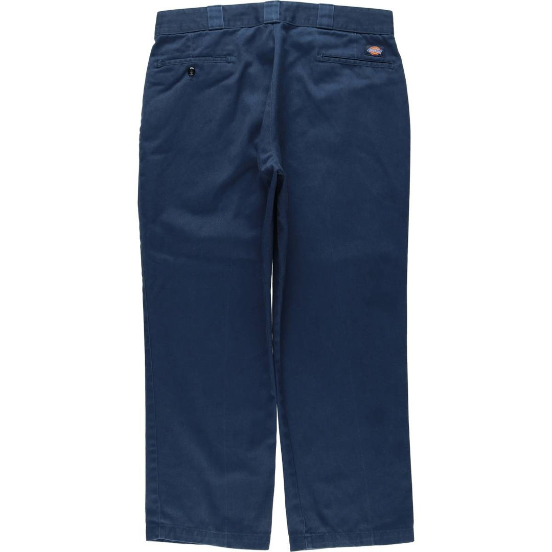 Dickies Work Pants Men's W36 unclear navy blue type Vintage Second Hand