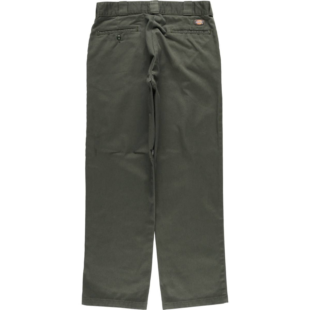 Dickies Work Pants Men's W34 unclear green type Vintage Second Hand