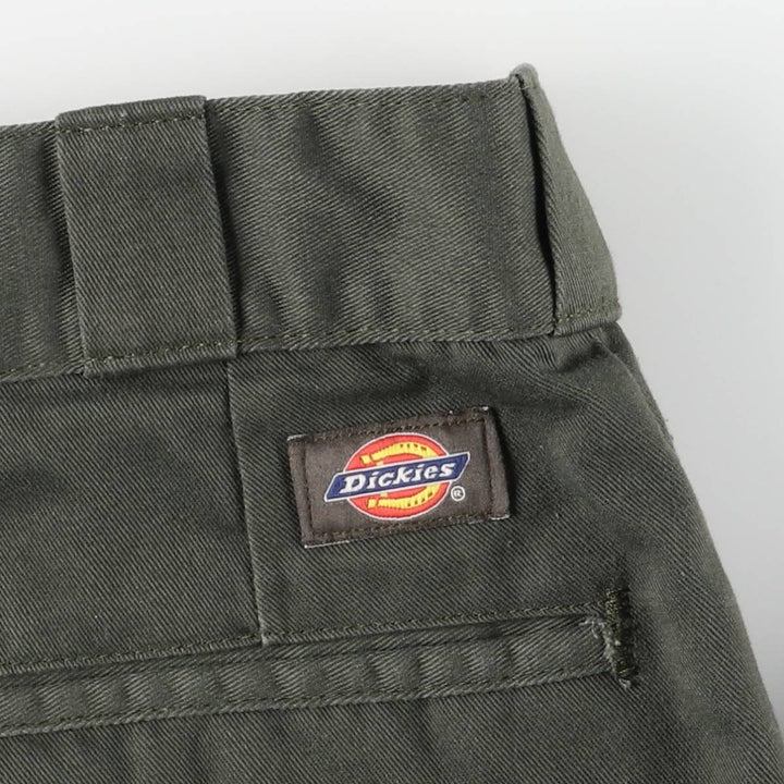 Dickies Work Pants Men's W34 unclear green type Vintage Second Hand