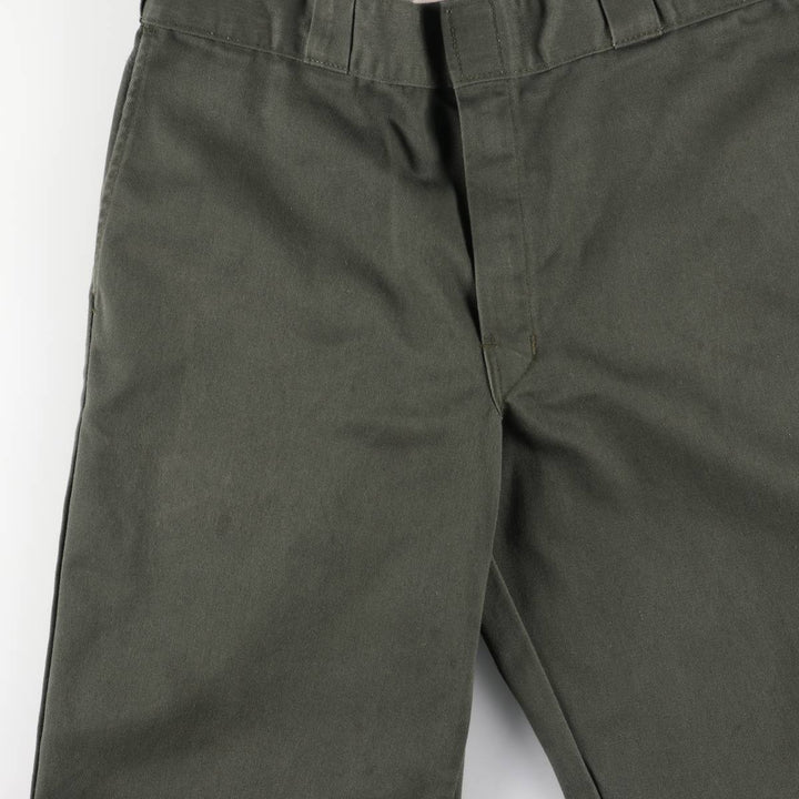 Dickies Work Pants Men's W34 unclear green type Vintage Second Hand