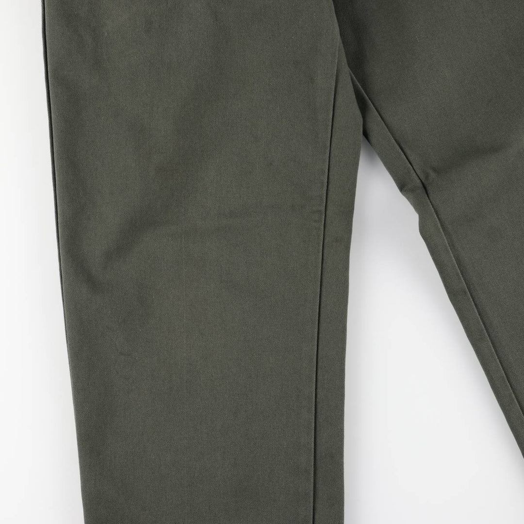 Dickies Work Pants Men's W34 unclear green type Vintage Second Hand