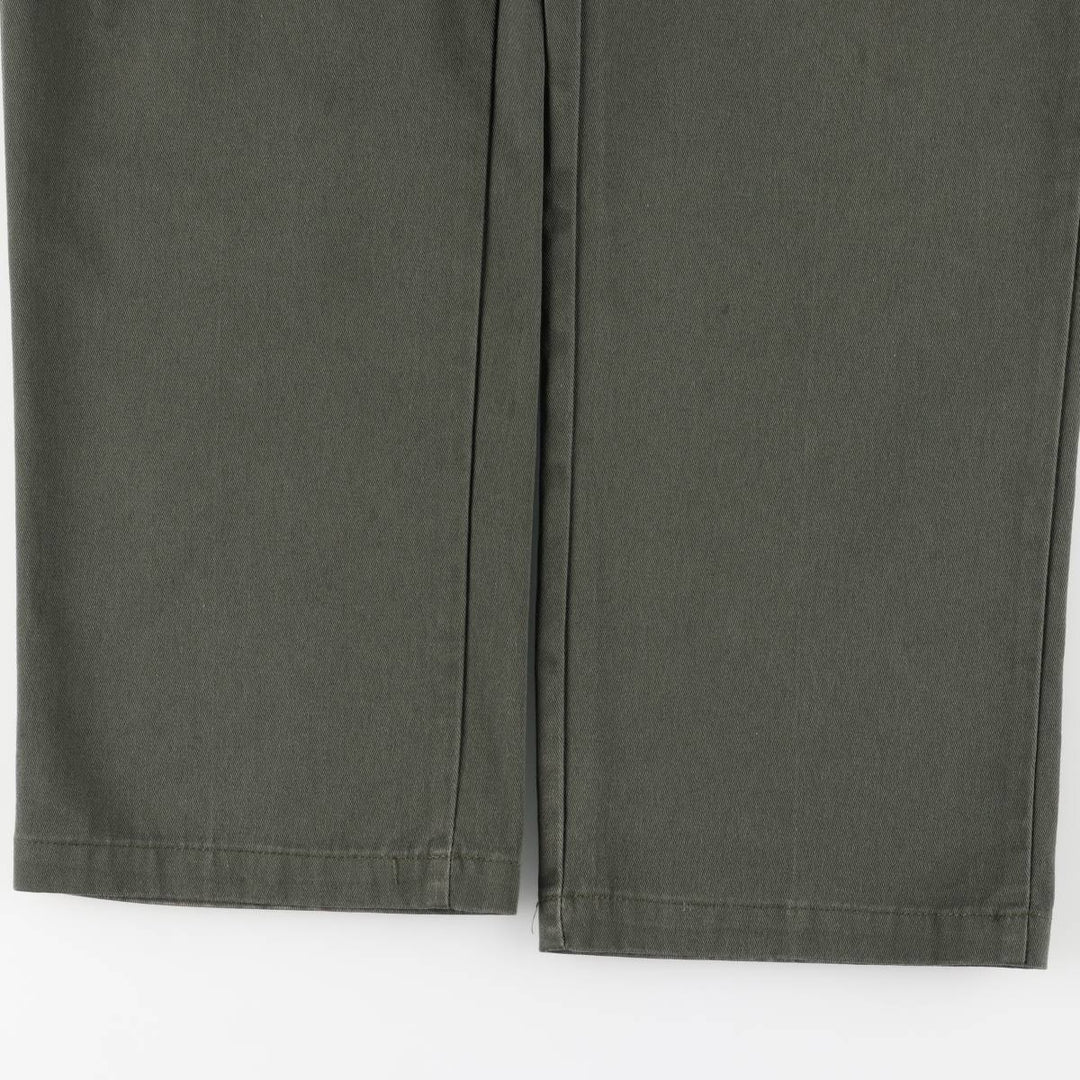 Dickies Work Pants Men's W34 unclear green type Vintage Second Hand