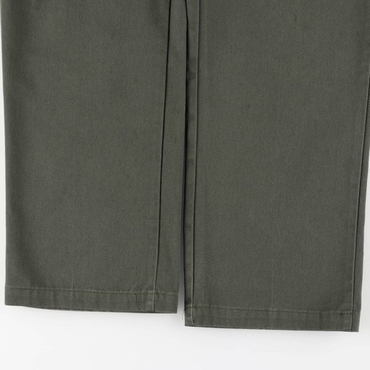 Dickies Work Pants Men's W34 unclear green type Vintage Second Hand