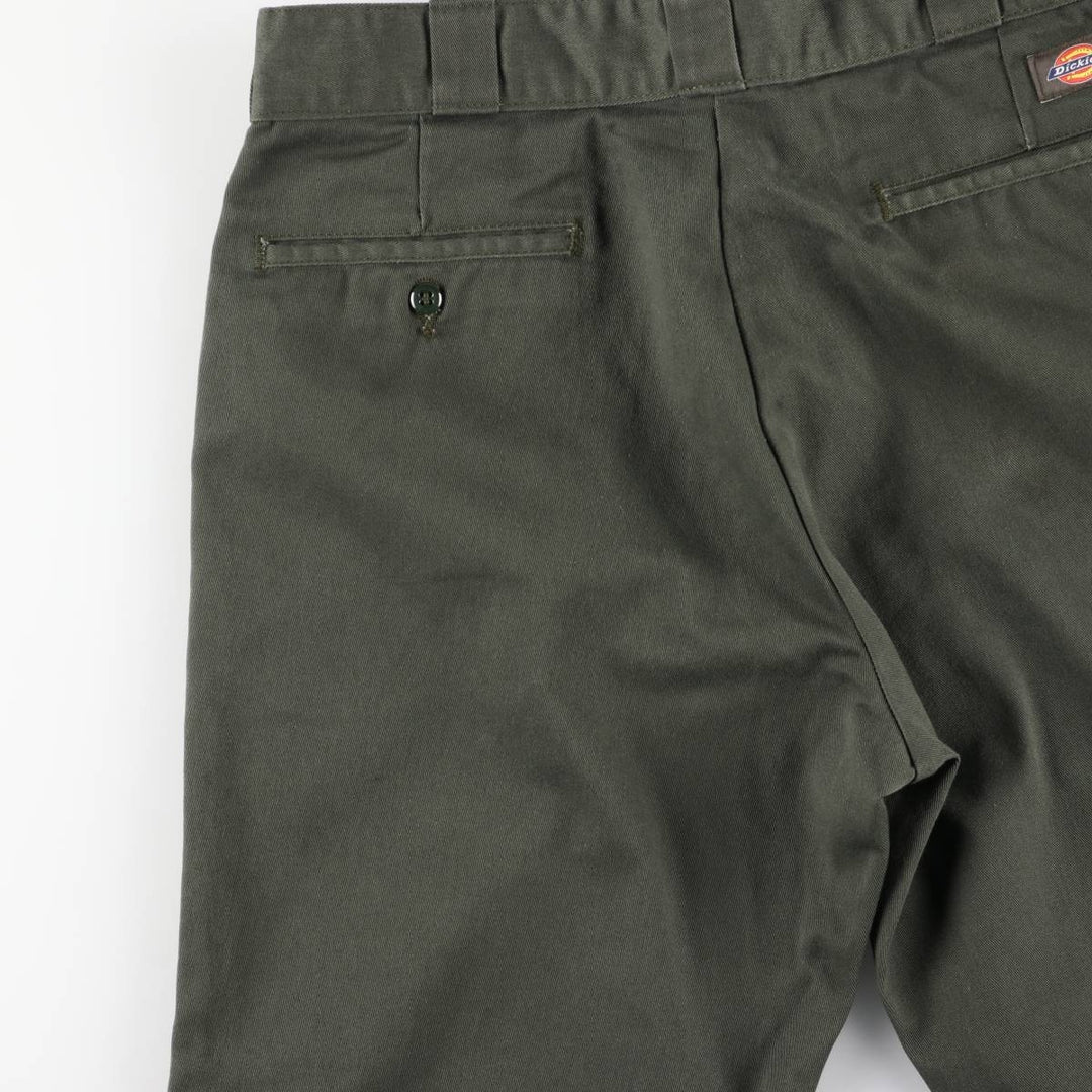 Dickies Work Pants Men's W34 unclear green type Vintage Second Hand