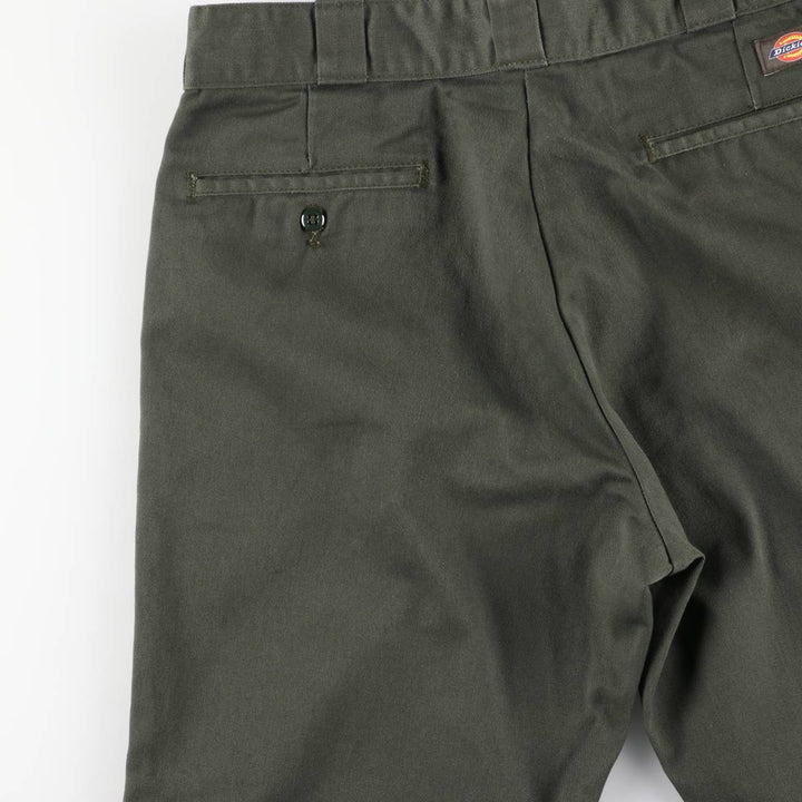 Dickies Work Pants Men's W34 unclear green type Vintage Second Hand