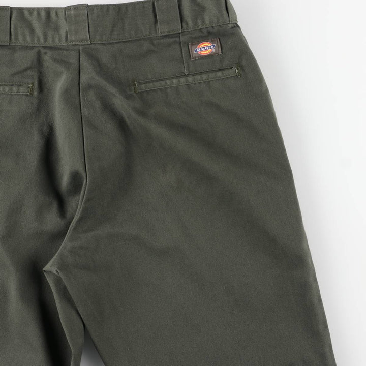 Dickies Work Pants Men's W34 unclear green type Vintage Second Hand