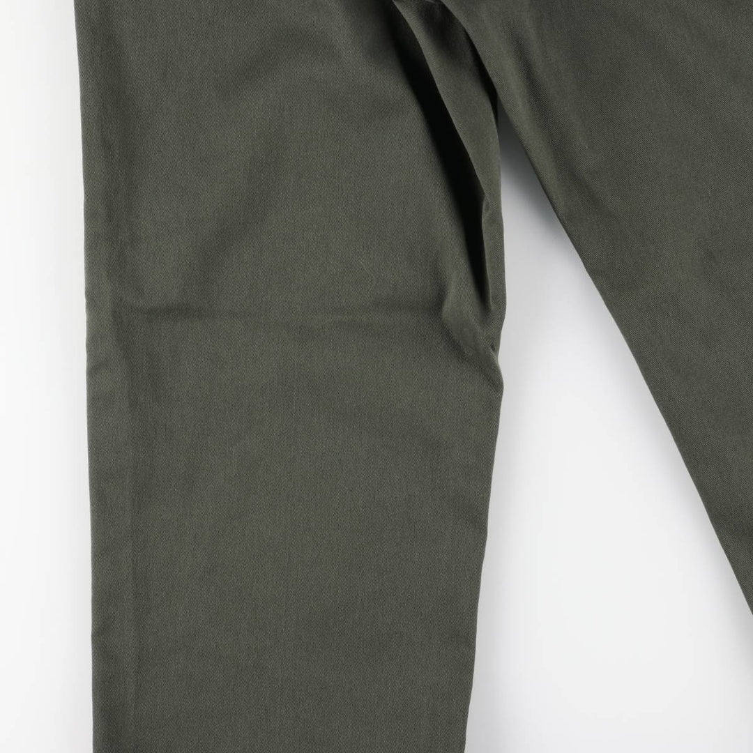 Dickies Work Pants Men's W34 unclear green type Vintage Second Hand
