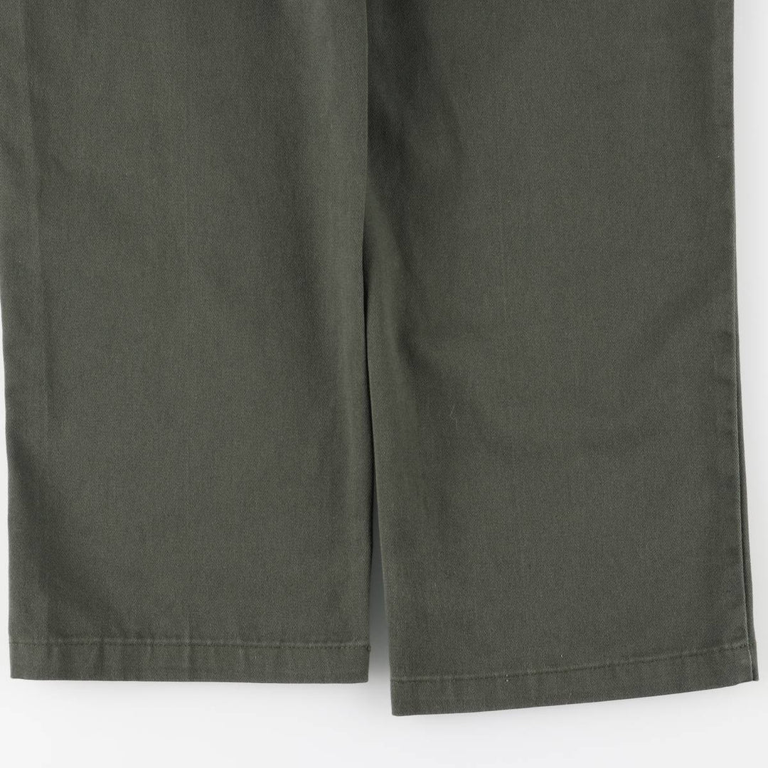 Dickies Work Pants Men's W34 unclear green type Vintage Second Hand