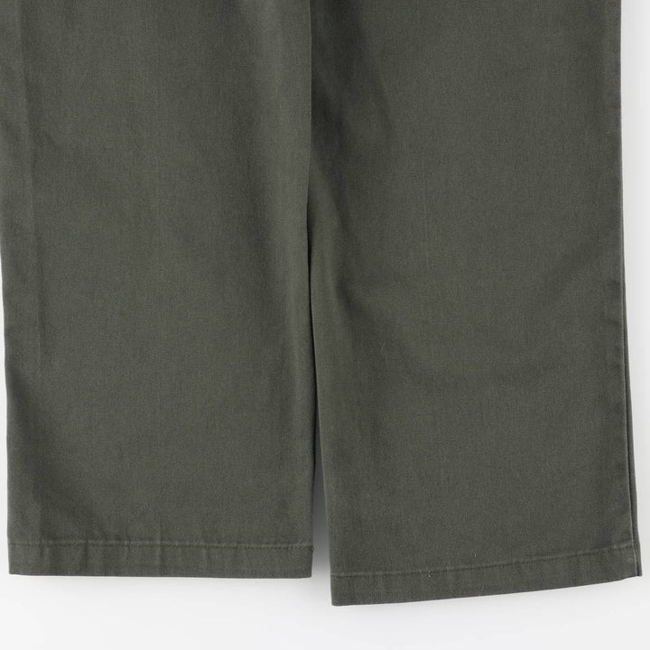Dickies Work Pants Men's W34 unclear green type Vintage Second Hand