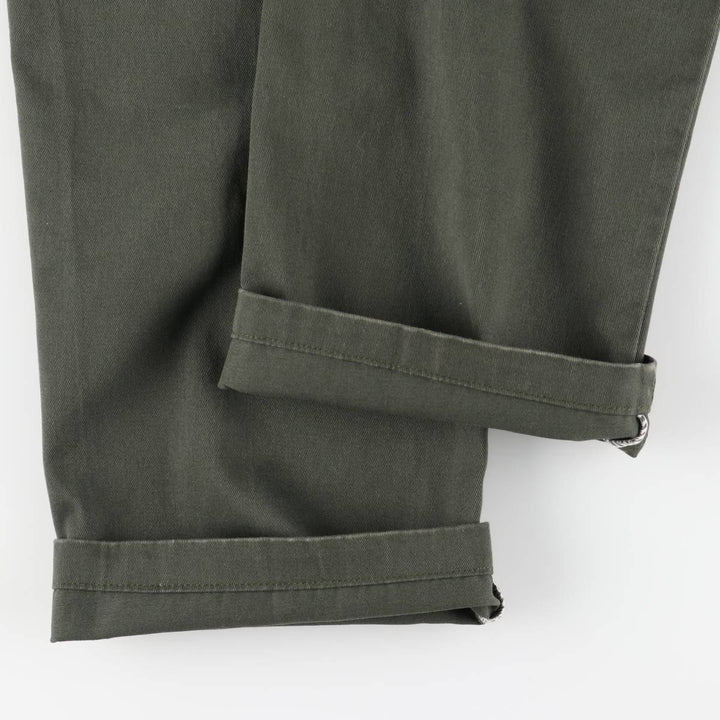 Dickies Work Pants Men's W34 unclear green type Vintage Second Hand