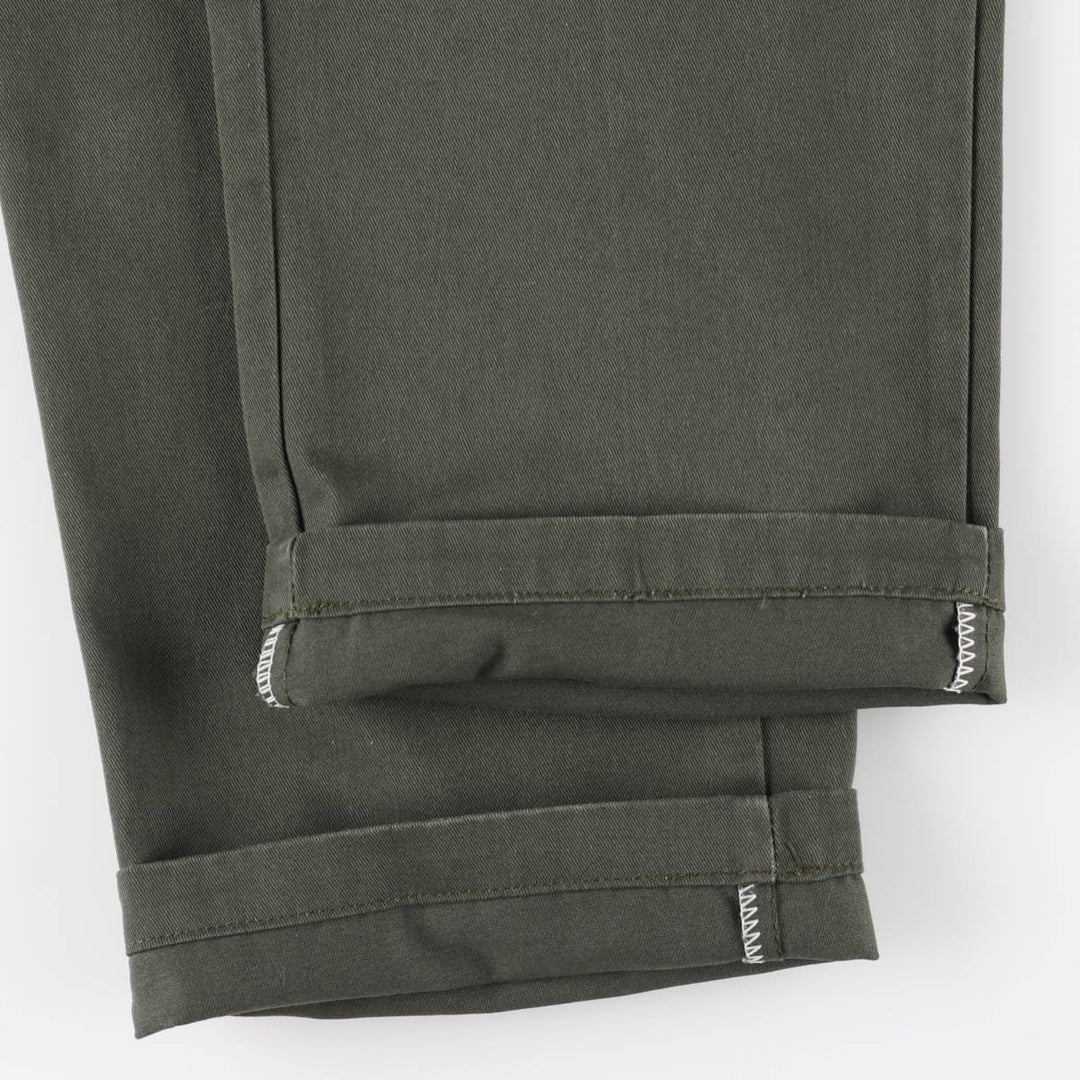 Dickies Work Pants Men's W34 unclear green type Vintage Second Hand