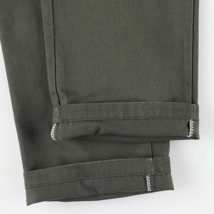 Dickies Work Pants Men's W34 unclear green type Vintage Second Hand