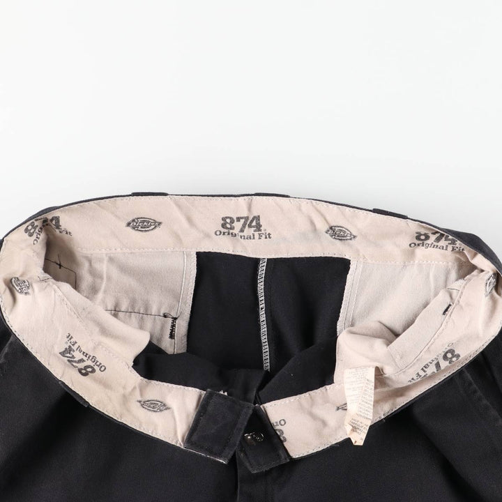 Dickies 874 Original Fit Work Pants for Men, W36 polyester black type Vintage Second Hand